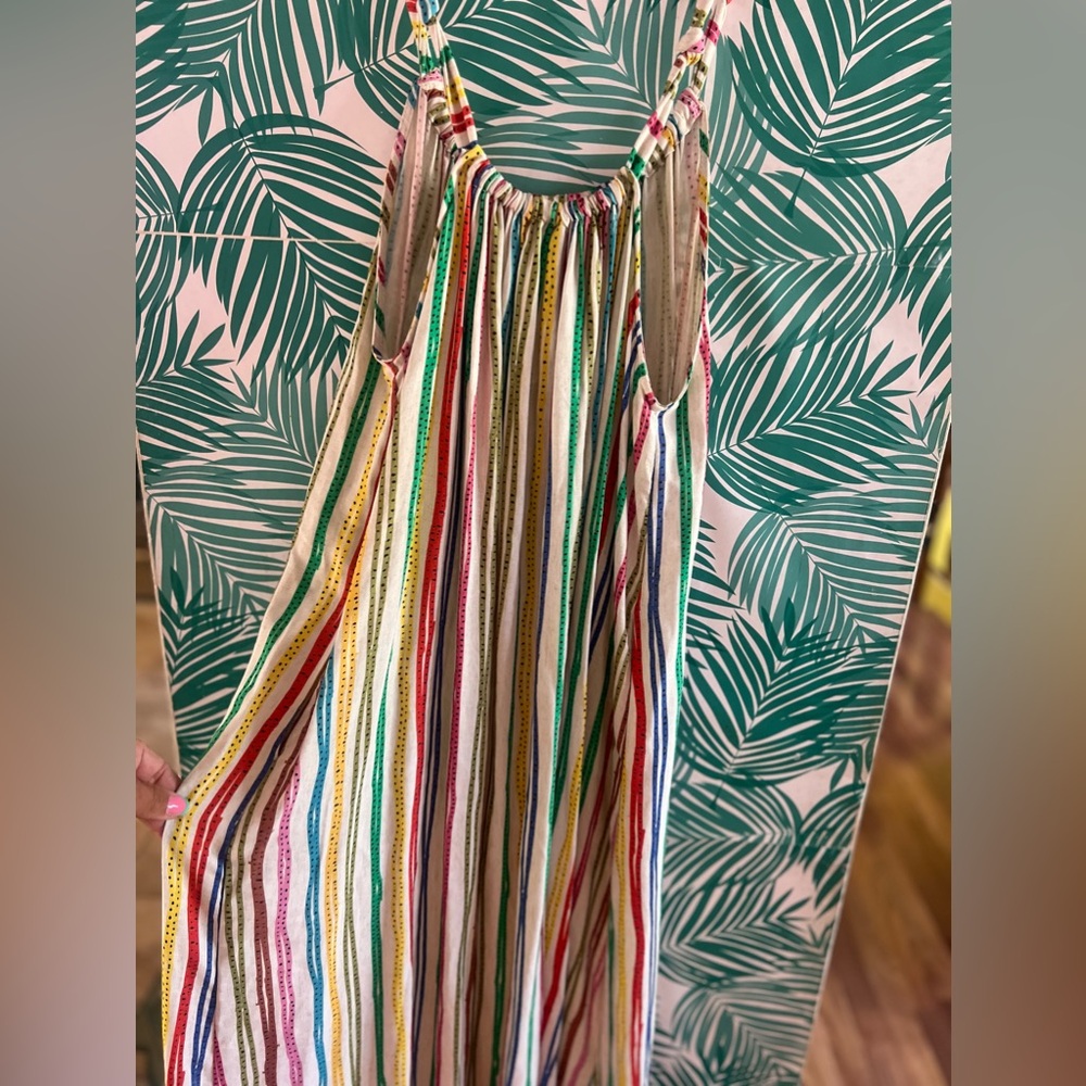 Zara Multicolor Striped Maxi Dress - Picture 8 of 9